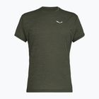 T-shirt uomo Salewa Puez Melange Dry faded green melange