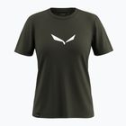 T-shirt donna Salewa Solid Dry dark olive