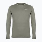 Maglia a maniche lunghe da uomo Salewa Puez Melange Dry faded green melange