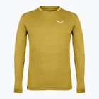 Maglia a maniche lunghe da uomo Salewa Puez Melange Dry olive oil melange