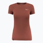 T-shirt da trekking donna Salewa Zebru Medium Warm Amr etruscan red