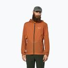 Giacca antivento da uomo Salewa Pedroc Wind Hood bombay brown