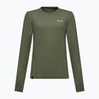 Maglia a maniche lunghe da trekking da donna Salewa Puez Dry dark olive