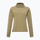 Felpa da trekking da donna Salewa Puez Sun Hoodie quicksand