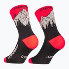 Calzini DYNAFIT Traverse Crew black out ultra coral/6a10