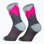 Calzini DYNAFIT Traverse Crew cinder pink glo/6070