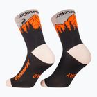 Calze da sci DYNAFIT Traverse Mid black out ultra orange/4220