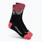 Calzini da sci DYNAFIT Traverse Mid black out ultra coral/6a10