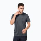 Camicia da trekking Jack Wolfskin Hydropore Xten da uomo in ferro scuro