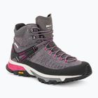 Stivali da trekking da donna Meindl Top Trail Lady Mid GTX grigio/magenta