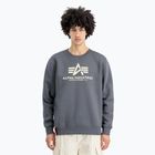 Felpa Alpha Industries Basic grigio-nera da uomo