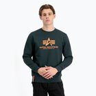 Felpa da uomo Alpha Industries Basic color petrolio scuro