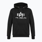 Felpa Alpha Industries da uomo Basic nero
