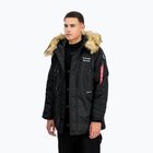 Alpha Industries giacca da uomo N3B Airborne con cappuccio nero