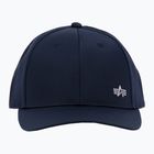 Berretto da baseball Alpha Industries da uomo Metal Label rep blu/cromo