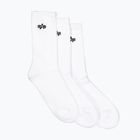 Alpha Industries calze da uomo Basic 3 paia bianco