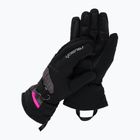 Guanti da sci da donna Reusch Hannah R-TEX XT blck/blck melang/pink glo