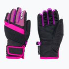 Guanti da sci Reusch Duke R-TEX XT nero/rosa per bambini