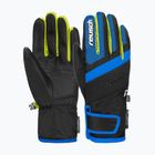 Guanto da sci Reusch Duke R-Tex XT per bambini nero/blu brillante/giallo sicurezza