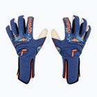 Reusch Attrakt Speedbump Guanto da portiere AdaptiveFlex senza spalline blu vero/arancio shocking