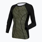 Maglia da portiere a manica lunga Reusch Padded Eco Undershirt nero/verde deserto
