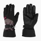 Guanto da sci da donna Reusch Helena R-TEX XT nero/nero melange/rosa glo