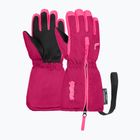 Guanti da sci per bambini Reusch Tom fuchs purp/knockout pink