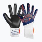 Guanti da portiere Reusch Pure Contact Silver premium blu/arancio elettrico/nero