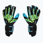 Guanti da portiere Reusch Attrakt Aqua Evolution nero/fluo lime/aqua