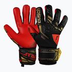 Reusch Attrakt Freegel Silver Junior guanti da portiere per bambini nero/oro/rosso fuoco