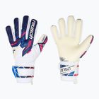 Guanti da portiere per bambini Reusch Attrakt RE:GRIP NC Junior blu/rosa/bianco