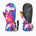Guanti da sci per bambini Reusch Carter R-Tex XT Junior mitten black/multicolor snowflake