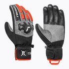 Guanti da sci uomo Reusch Worldcup Warrior R-Tex XT black/silver/fluorescent red
