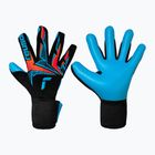 Guanti da portiere Reusch Attrakt Freegel Aqua black/shocking orange/aqua blue