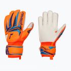 Guanti da portiere per bambini Reusch Attrakt Advance Junior shocking orange/blue