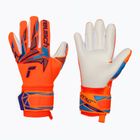Guanti da portiere per bambini Reusch Attrakt Freegel Advance Junior shocking orange/blue