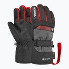 Guanti da sci per bambini Reusch Rocket GORE-TEX black/black melange/fire red