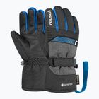 Guanti da sci per bambini Reusch Rocket GORE-TEX black/black melange/brilliant blue