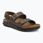 Sandali da uomo BIRKENSTOCK Milano Crosstown Oiled Leather Regular faded khaki