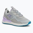 KangaROOS KD-Road scarpe da bambino grigio vapore/lavanda