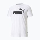 PUMA Ess Logo Tee Uomo puma bianco