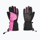 ZIENER Laval AS AW vblack fucsia rosa guanto da sci per bambini
