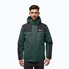 Jack Wolfskin giacca Jasper 3In1 uomo nero oliva