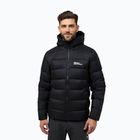Jack Wolfskin piumino da uomo Nebelhorn Down Hoody nero