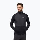 Felpa in pile da uomo Jack Wolfskin Dormer nero