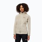 Jack Wolfskin Felpa in pile da donna Rotwand con cappuccio Fz seal