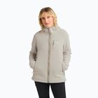 Pile donna Jack Wolfskin Cradle Mountain Full Zip colore sabbia chiaro