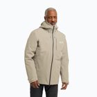 Giacca 3in1 da uomo Jack Wolfskin Icecape 3In1 Down Rds lino
