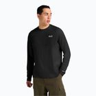 Maglia a maniche lunghe da uomo Jack Wolfskin Prelight Trail Crew nera
