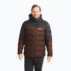 Giacca a piumino da uomo Jack Wolfskin Nebelhorn Down Hoody hot choc